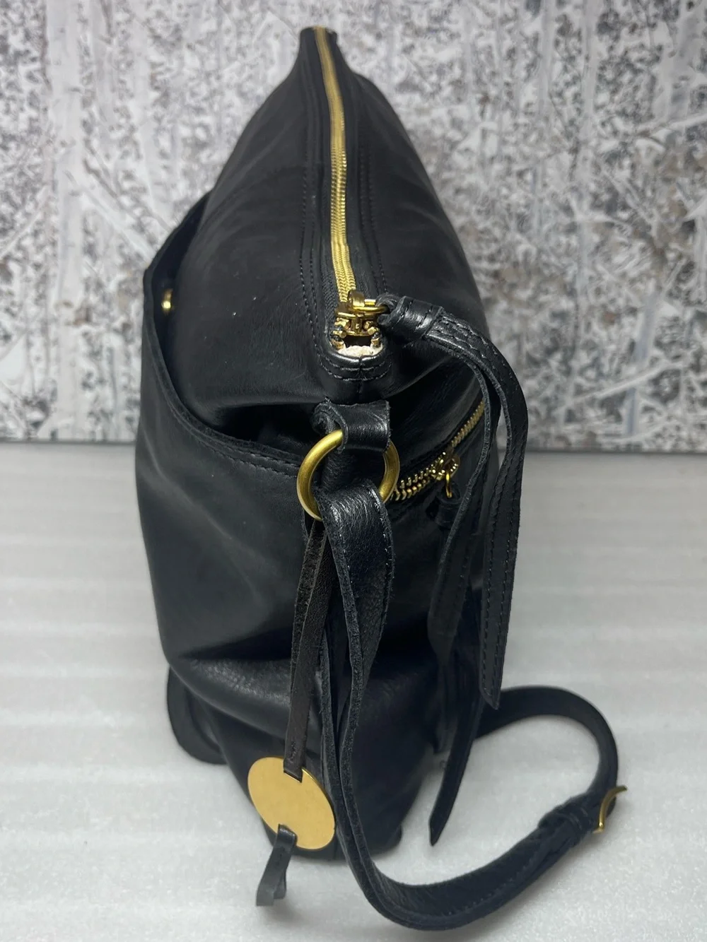 Margot Leather Crossbody Black Soft Leather